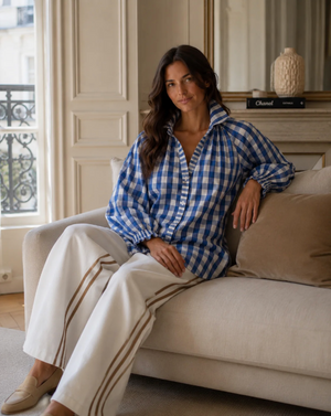 Gingham Shirt Blue