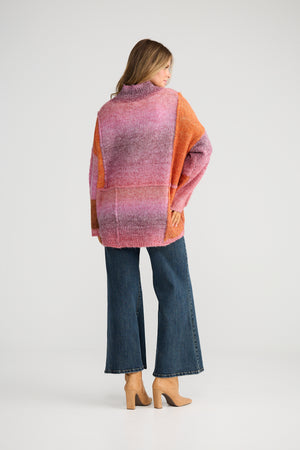 Eclipse Knit Pink/Orange