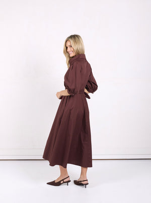 Bianca Dress Chocolate
