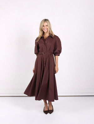 Bianca Dress Chocolate
