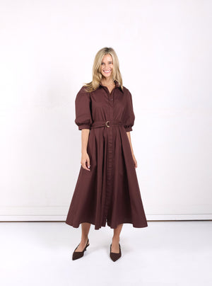 Bianca Dress Chocolate