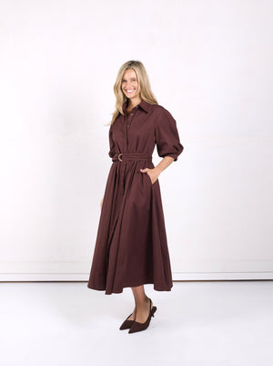 Bianca Dress Chocolate