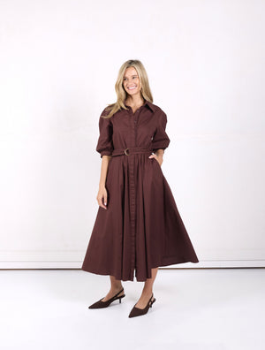 Bianca Dress Chocolate