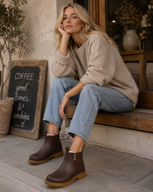 Cooma II Rain Boots Chocolate