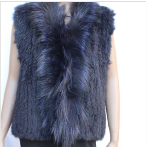 Classic Short Fur Vest Navy – The Kingsman Collection Classic Short Fur Vest Navy – The Kingsman Collection