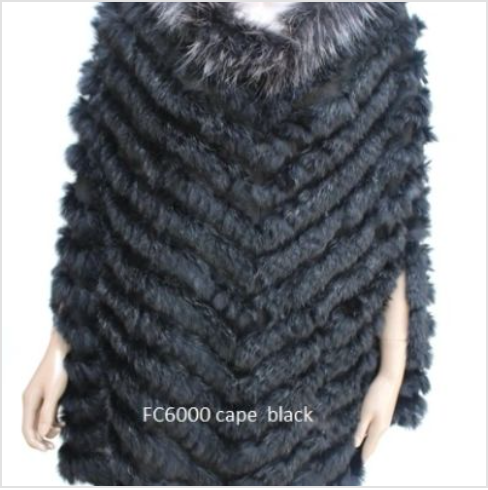 Fur Cape Black