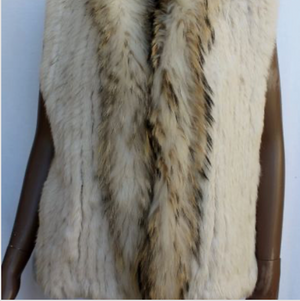 Classic Short Fur Vest Ivory