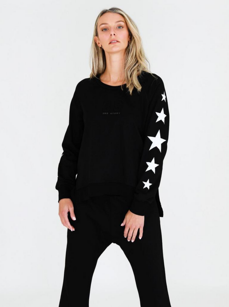 10 Star Sweater Black