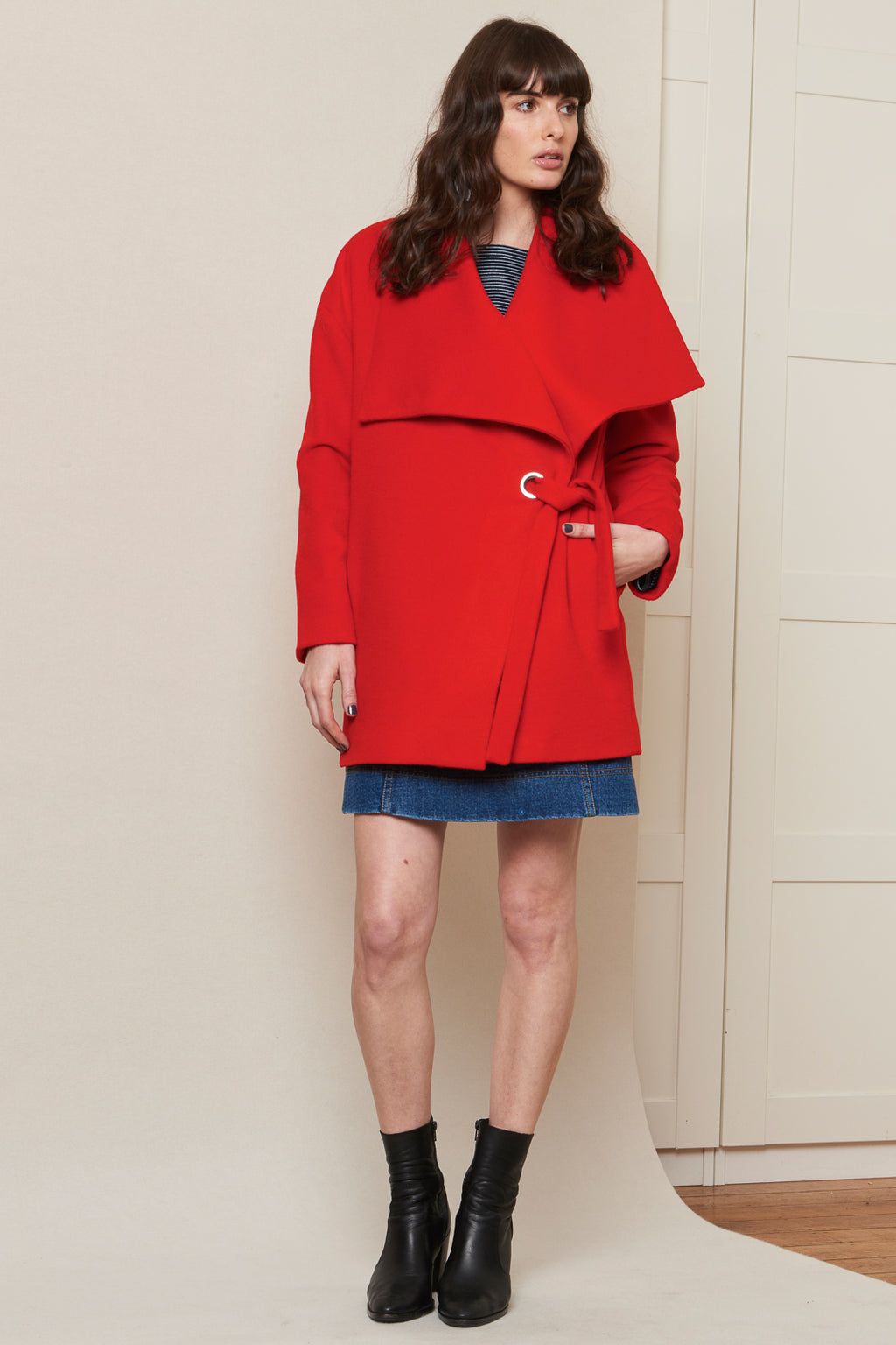 Lola Coat - Red